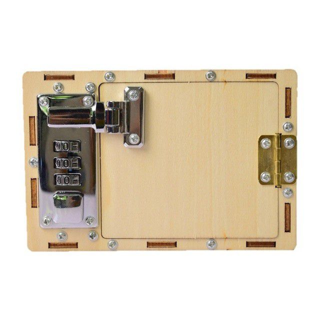 DIY Wooden Safe Box with Passkey STEM Kit